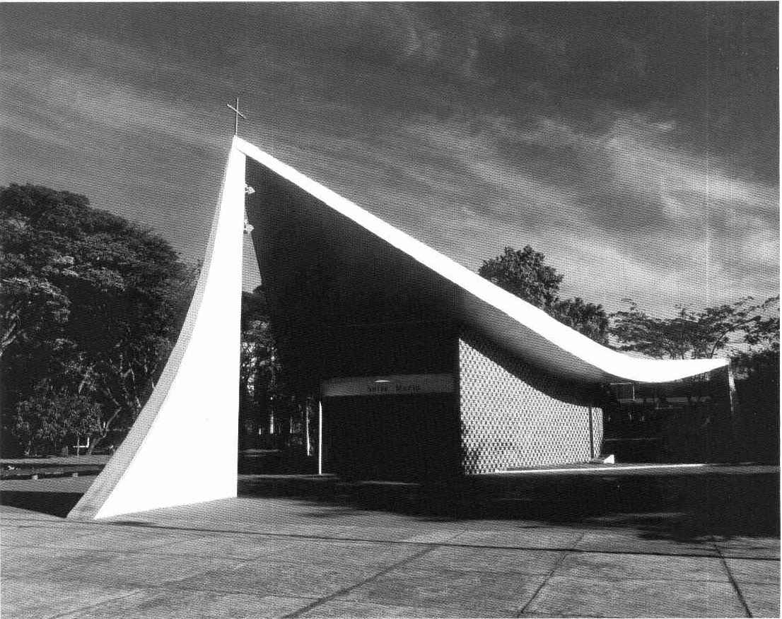 Vista frontale della capella, 1957-1958