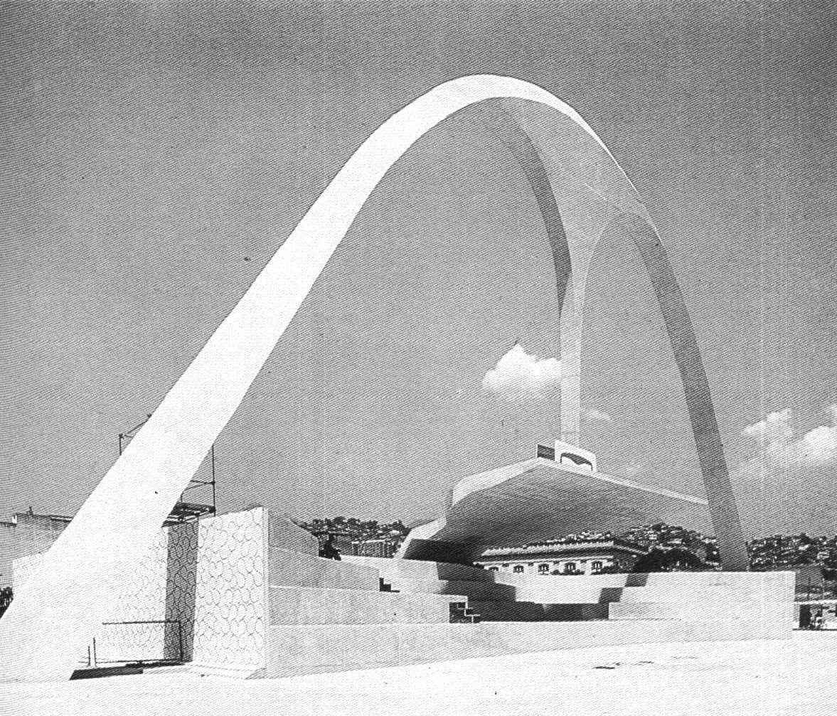 Vista frontale della passerella, 1983-1984