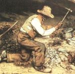 G. Courbet 'Lo spaccapietre'