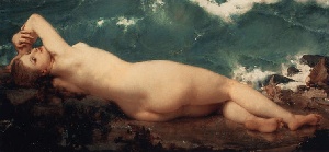 Paul Baudry, L'onda e la perla, 1863, Madrid, Museo del Prado