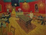 V. van Gogh 'Interno di caffè di notte'